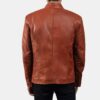 Mens Ionic Tan Biker Jacket
