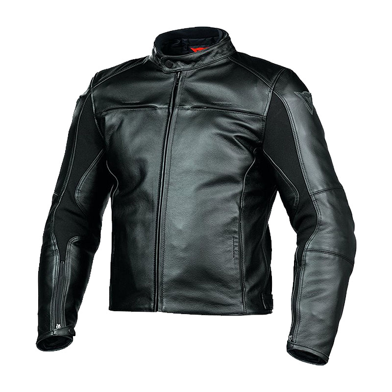 men’s black razon leather jacket