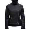 women's black shearling b3 bomber jacket