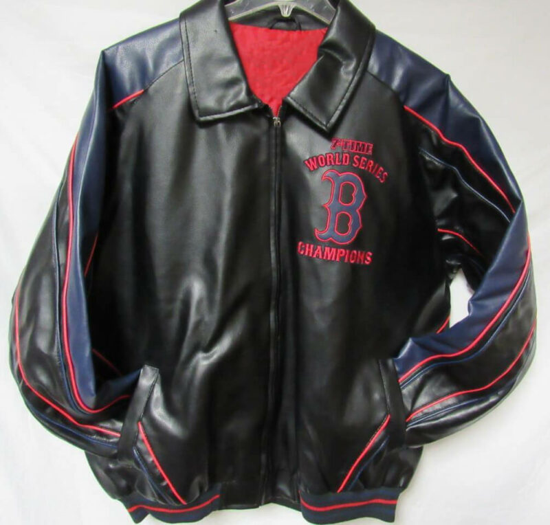 boston red sox 7 time world series champions jacket