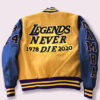 kobe bryant legend never die varsity jacket