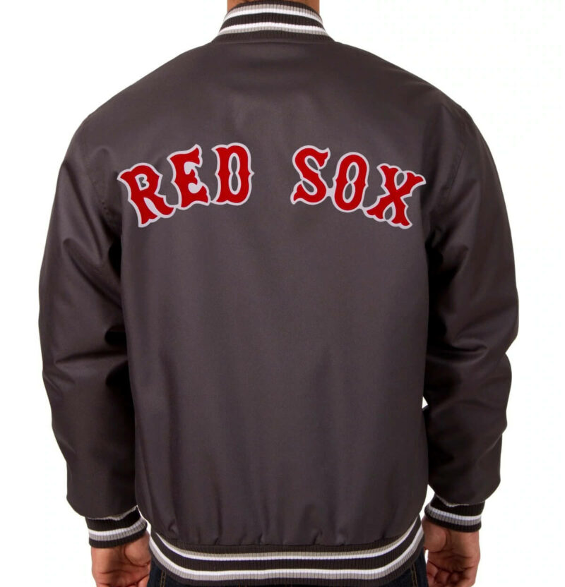 mlb brown boston red sox windbreaker jacket
