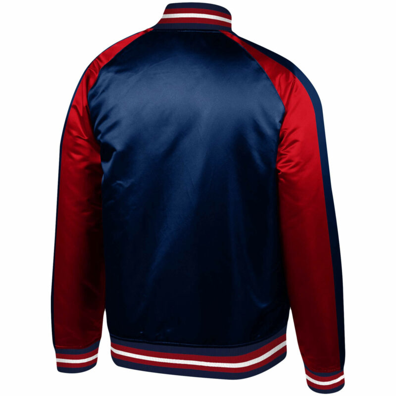 vintage mlb boston red sox color blocked jacket