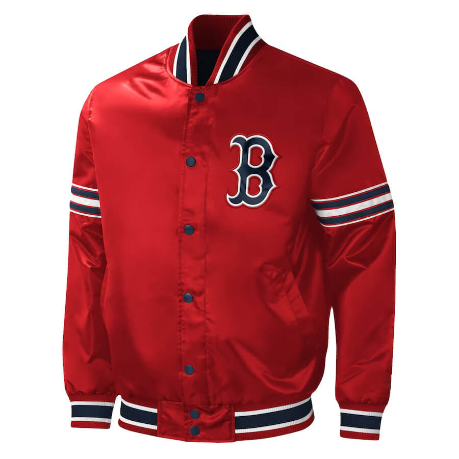 Boston Red Sox Midfield Full-Snap Satin Jacket | FJM