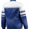 dodgers coaches royal/gray satin jacket