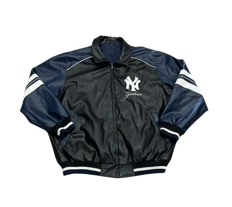mlb ny yankees team sports leather jacket