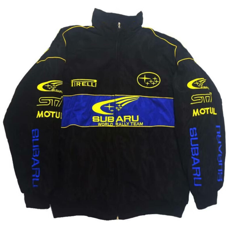 subaru world rally team wind breaker jacket