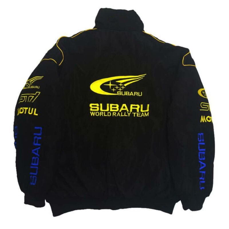 subaru world rally team wind breaker jacket