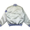 vintage kansas city royals silver mlb satin jacket