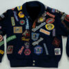 vintage nba teams patches jeff hamilton wool jacket