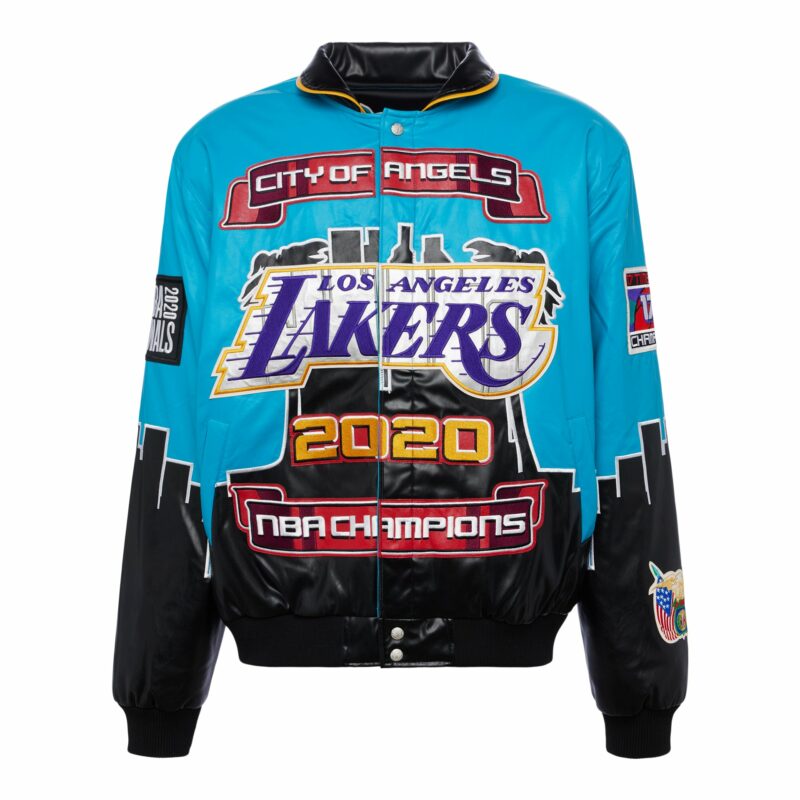 jeff hamilton la lakers championship 2020 leather jacket