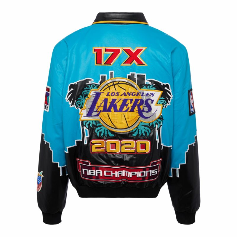 jeff hamilton la lakers championship 2020 leather jacket