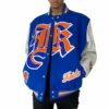 jeff hamilton wool & leather varsity jacket