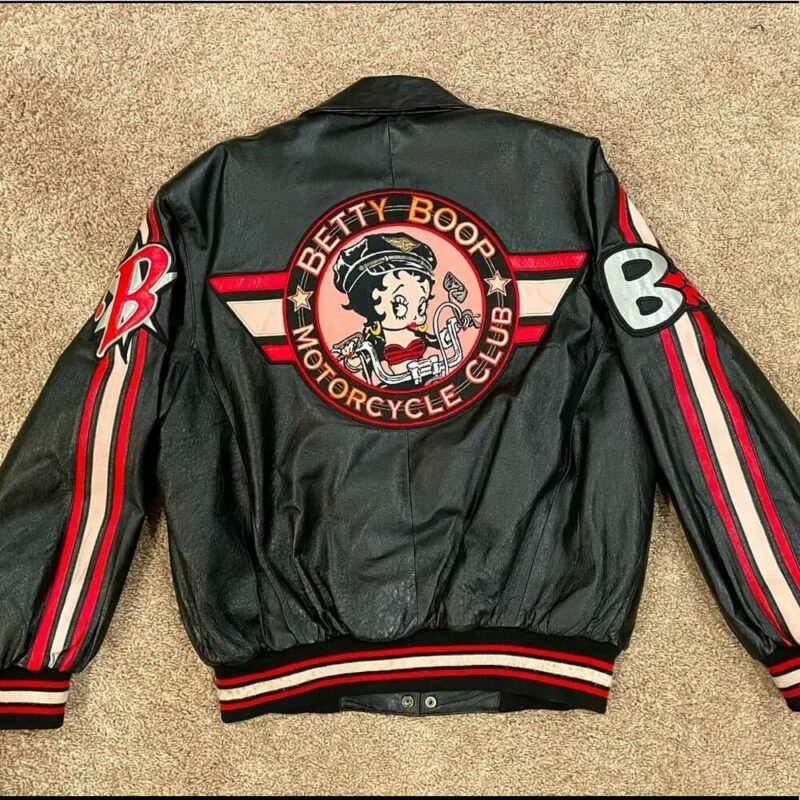 betty boop motorcycle club american toons jacket