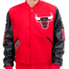 chicago bulls nba finals 6x champions varsity jacket