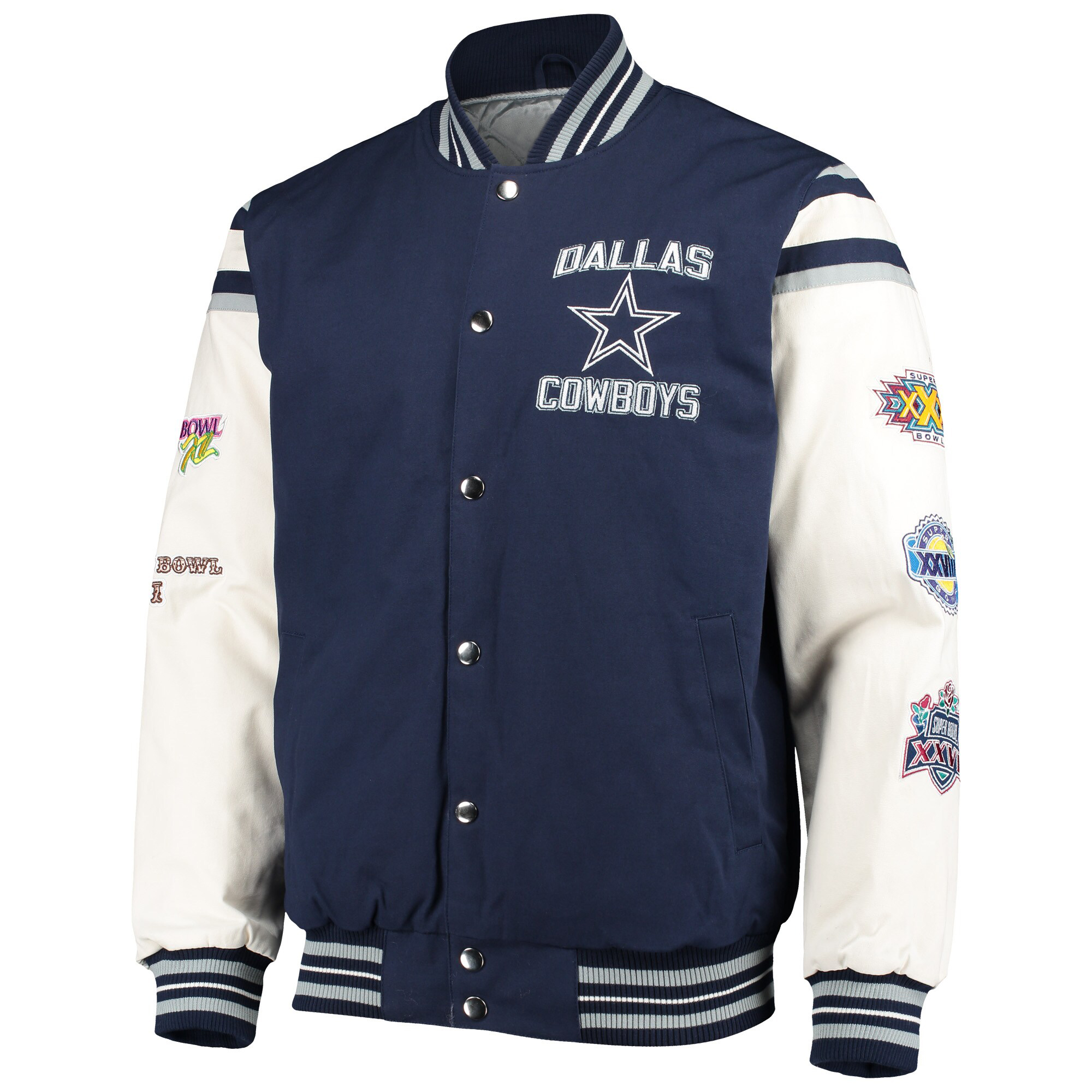 Dallas Cowboys 5 Time Super Bowl Champions Jacket | FJM