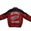 nhl detroit red wings leather jacket