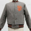 san francisco giants gray wool jacket
