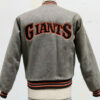 san francisco giants gray wool jacket